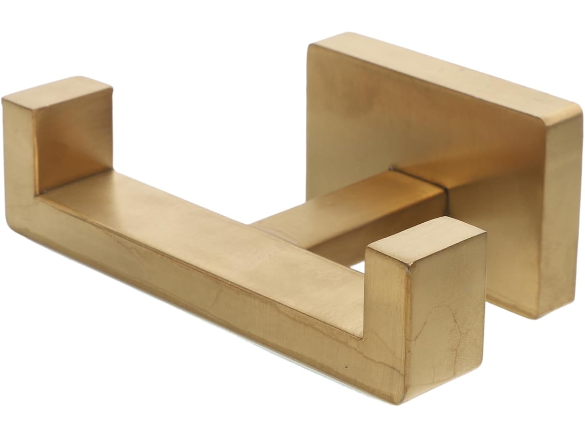Gancho de pared de acero inoxidable reforzado para toallas, con doble gancho para abrigos y toallas, Vayotoy