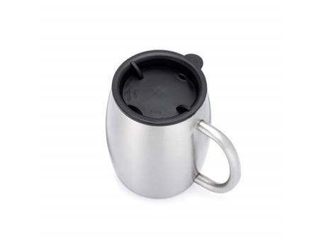 Taza XGF 14oz BPA Leche de acero inoxidable de doble pared BPA y amp; té bebiendo cerveza Copa Cultura creativa Taza de café Viaje con asa | Tazas ...