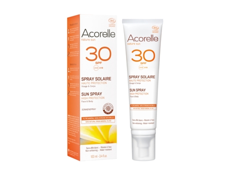Acorelle - Spray Solar Orgânico FPS 30 100 ml
