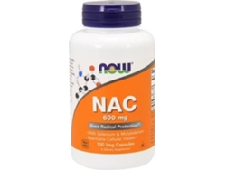 Complemento Alimentar NOW N-Acetilcisteina (100 cápsulas vegetais de 600mg)