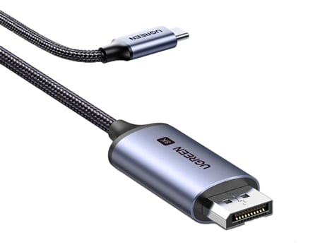 Adaptador UGREEN 90309 Cm556 Tipo-C a Dp1.4 8K60Hz 12Bit para Huawei Mate40/P50 S20