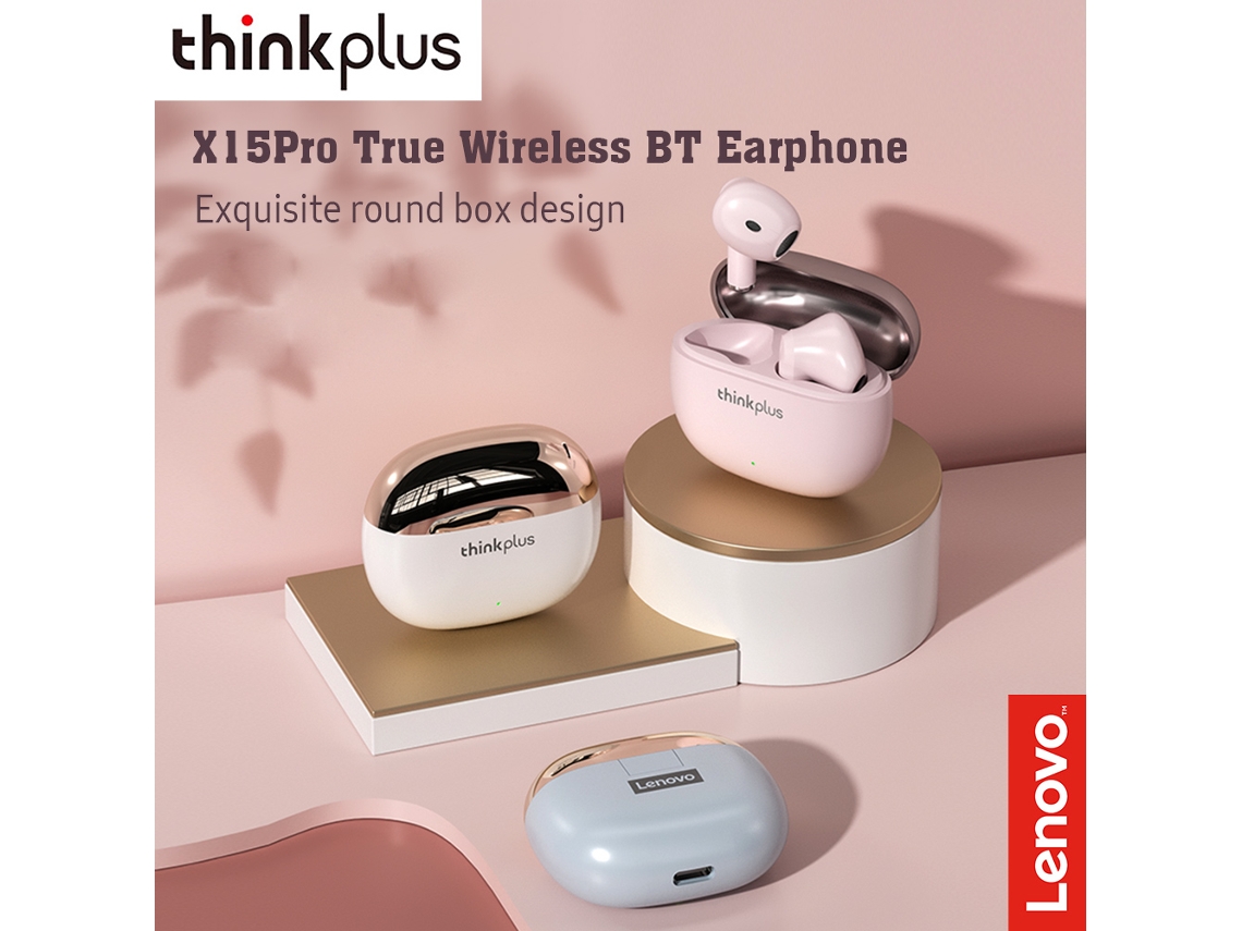 Auriculares Inalámbricos Bluetooth Thinkplus X15 Pro Con Micrófono, Graves Estéreo, Auriculares Deportivos, Color Negro.