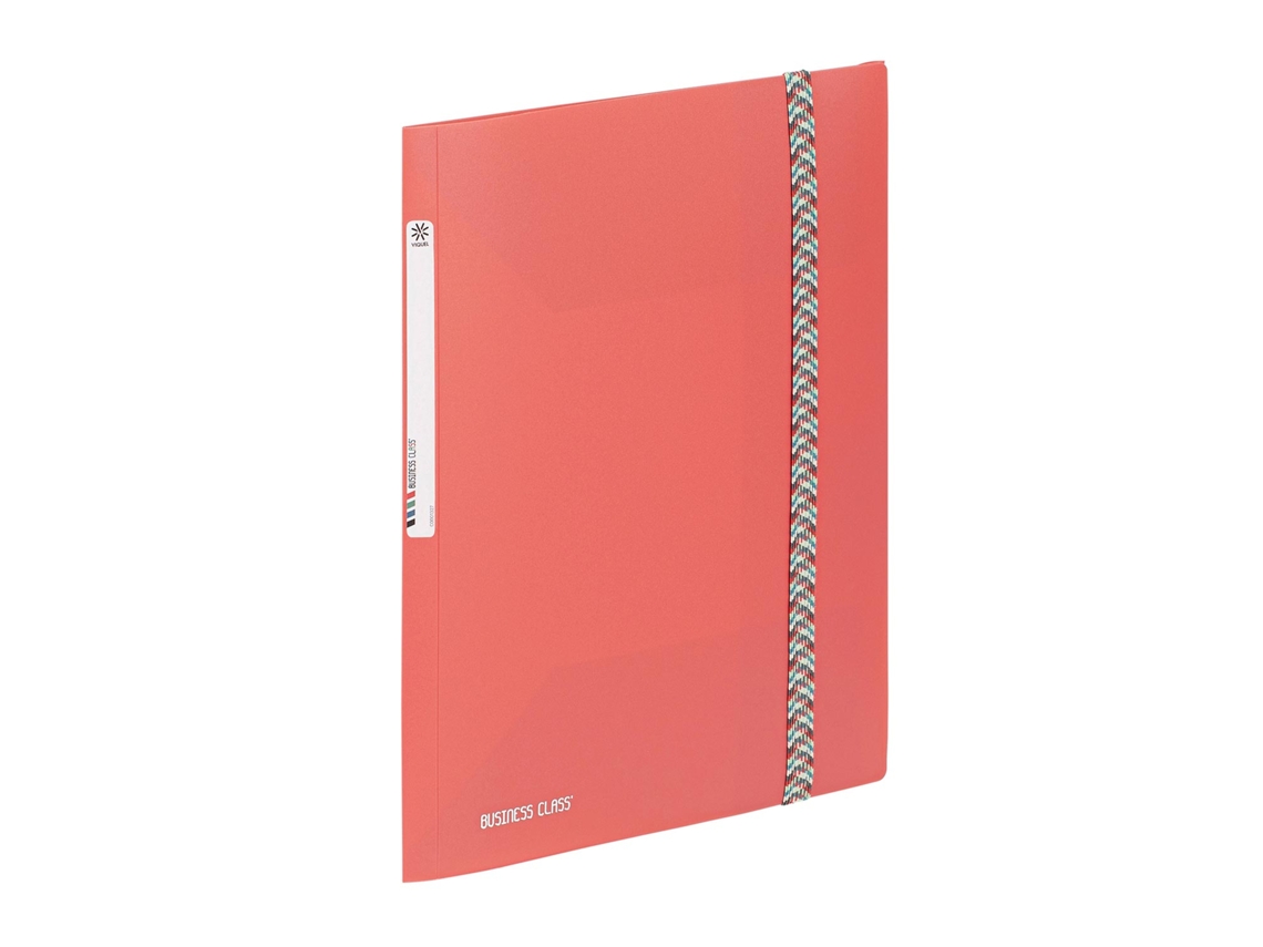 Carpeta elástica Viquel Business Class A4 L/15 mm Coral 099824 22