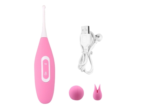 Vibrador de masaje de succión 2 en 1 con 8 modos para mujeres (rosa) VEANXIN