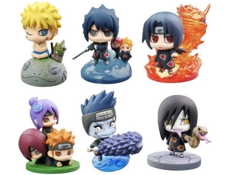 Set de Figuras OEM Twisted Egg Naruto (6 unidades - 5 cm)