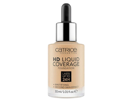 Base de Maquillaje Fluida CATRICE HD Liquid Coverage Nº 032 Nude beige 30 ml