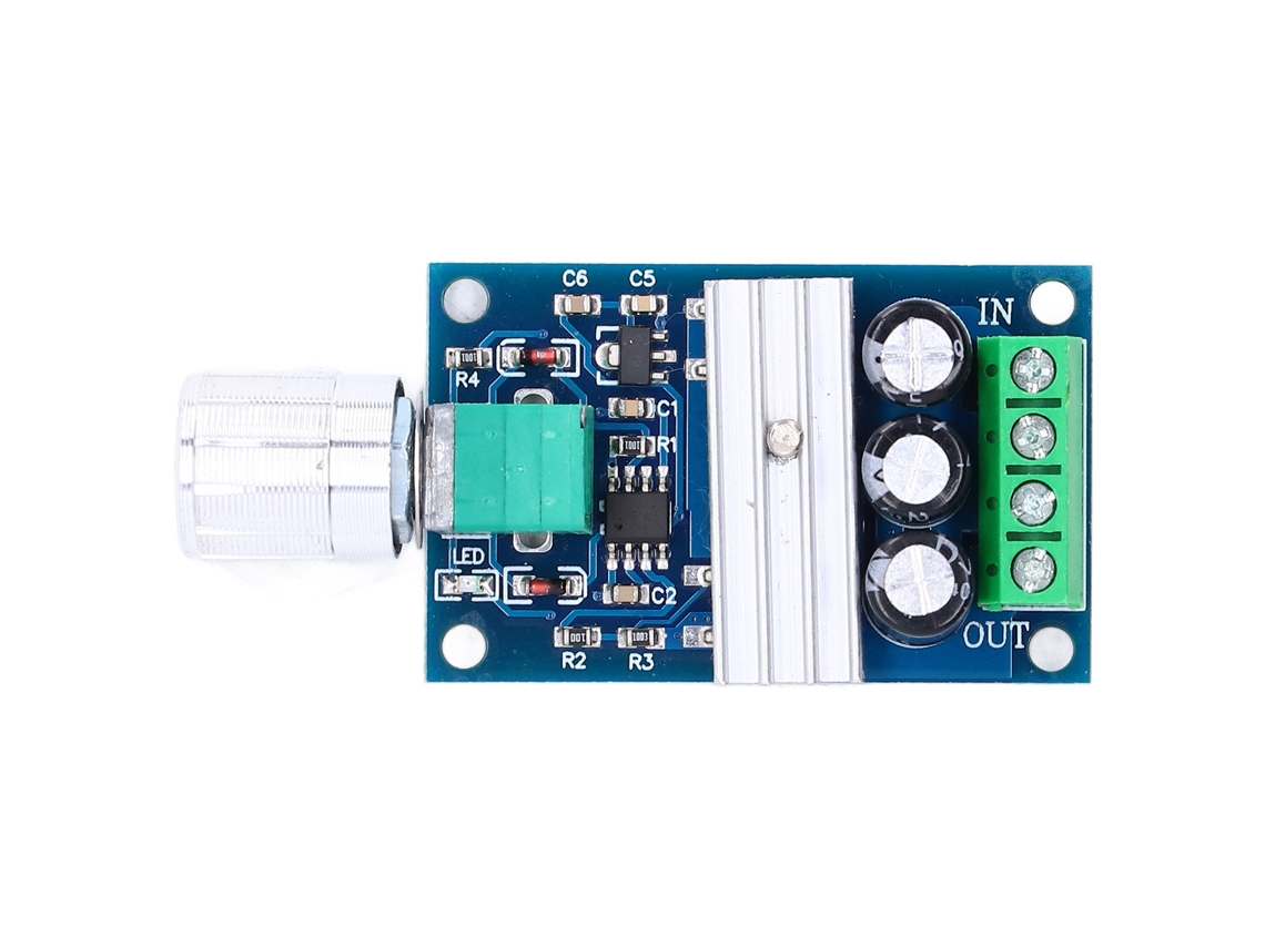 Yncm2026-2pcs Controlador De Velocidad De Motor Pwm Regulador Interruptor Módulo Dc 6v 12v 24v 28v 3a