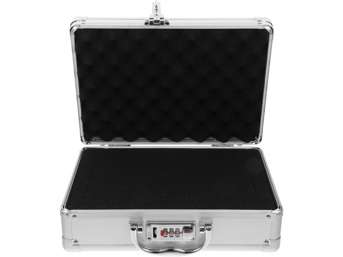 Estuche Portátil Para Herramientas Con Espuma Protectora, Estuche De Transporte Rígido De Aluminio.