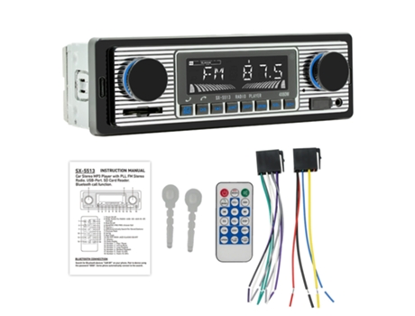 Autoradio Sx-5513 Negro Bluetooth-Usb-4X60W OHPA