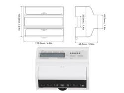 2026as-medidor De Energía Eléctrica Trifásico 4 Hilos Lcd Tester Corriente Voltaje Potencia Din Rail 3x220v/380v
