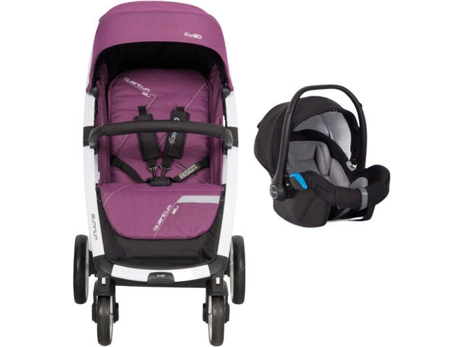 Carrito de Bebé Individual EASYGO Quantum Alu + Starter 0+ Isofix Ready Morado