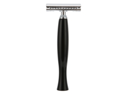 Aparelho De Barbear Manual Com Borda Dupla Seguro Preciso De Ação Simples Durável Para Homens Preto
