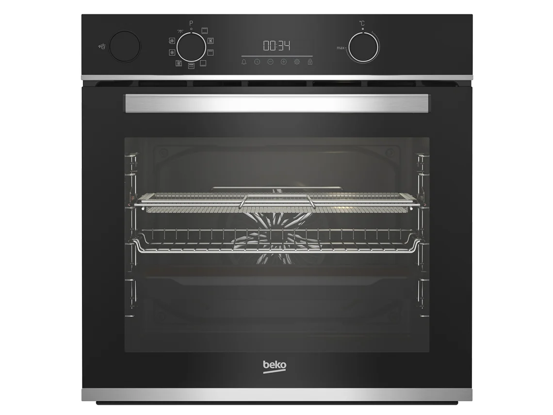 Horno Multifunción BEKO AirFry BBISA13300XMPE (72 L - 59,4 cm - Pirolítico - Negro)