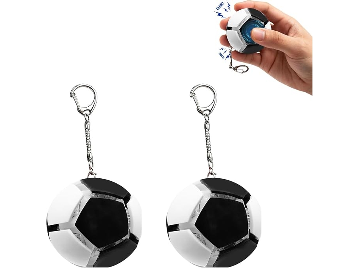 Pack 2 Llaveros Balón Fútbol Fidget Antiestrés Copa Mundial 2026, Accesorio Hincha, Juguete Sensorial Regalo Fan Fútbol Calidad Premium