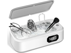 Limpiador Ultrasónico De Anillos Y Joyas, 700 Ml (25 Oz), 50 W, Máquina De Limpieza Ultrasónica Profesional Portátil (blanca)