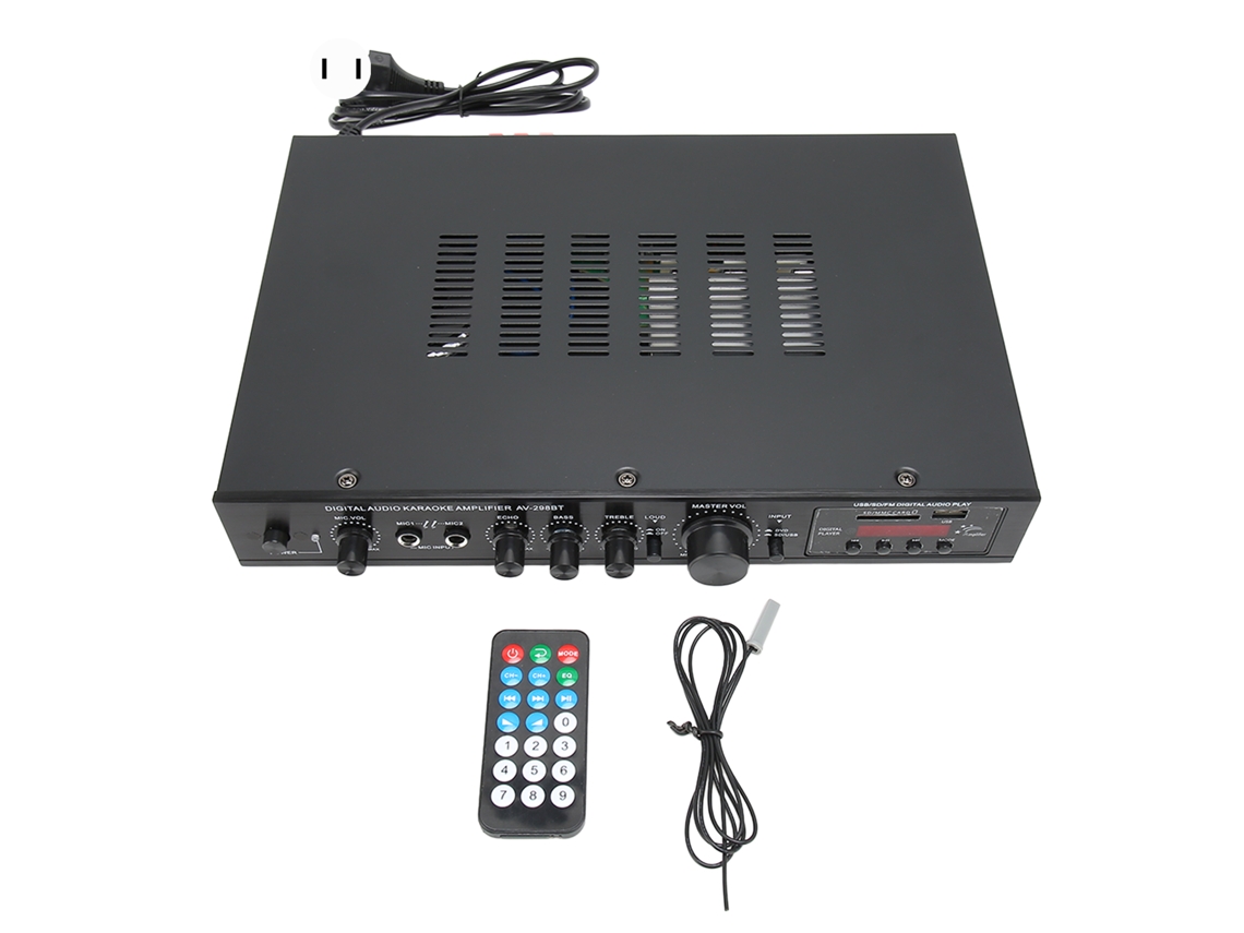 Amplificador (bluetooth Integrado, 5 Canales) Amplificador De Alta Potencia Para El Hogar