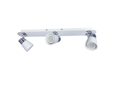 Focos Gu10 Iris Blanco y Cromo Cr 43-135-03-000 CRISTALRECORD