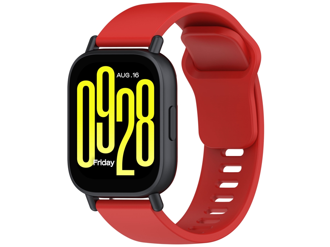 Correa para Xiaomi Redmi Watch 5 Active/Watch 5 Lite de 22 mm, color sólido, pulsera de silicona Gertiz (roja)