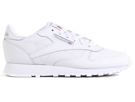 Zapatillas Deportivas REEBOK Classic Leather (Blanco - Feltro, Cuero Natural- 38)