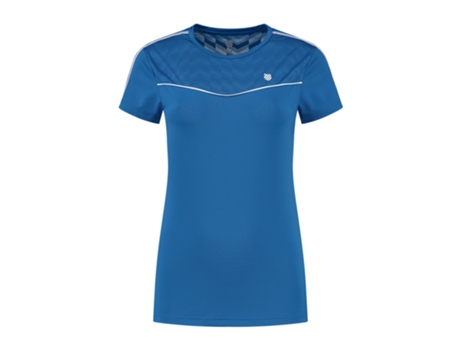 Camiseta de Mujer para Tenis K-SWISS Azul (XL)