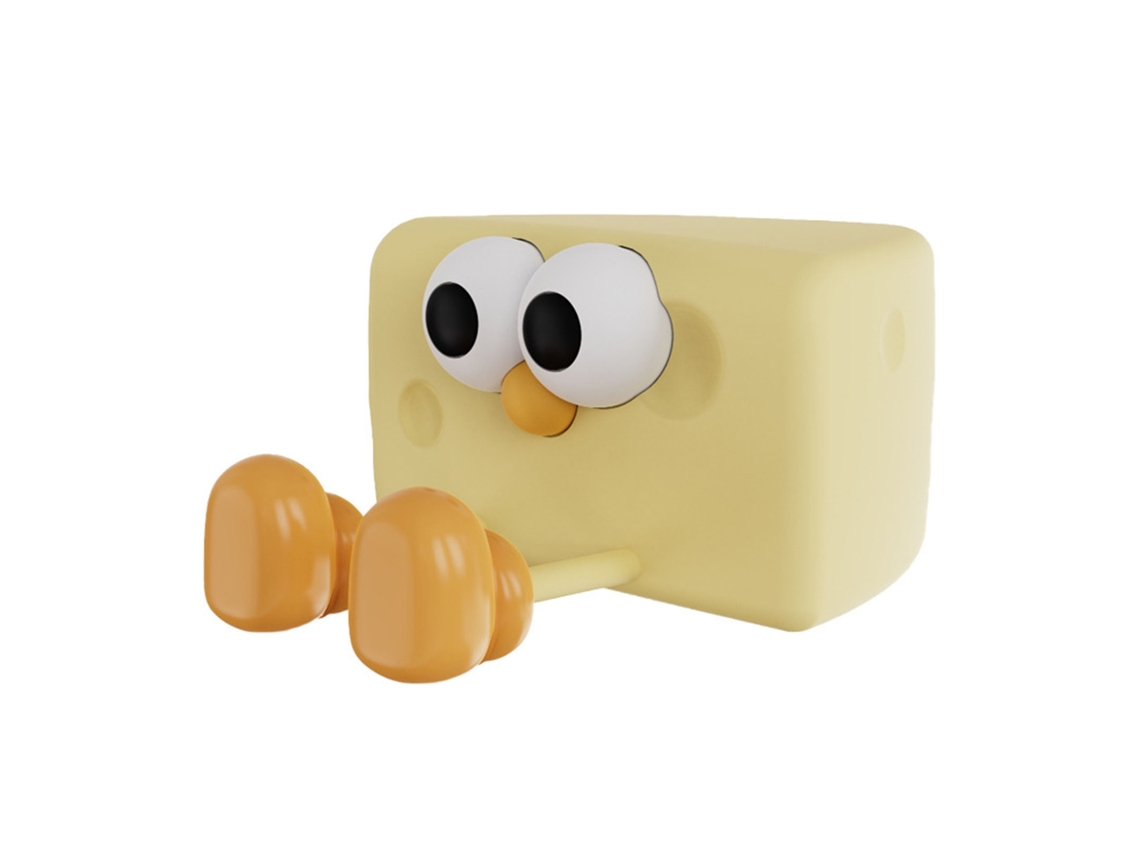 Rebe-lámpara De Mesa De Noche Para Niños Cute Cheese Boy Luz Nocturna Mini Creativa De Escritorio