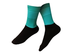 Calcetines Unisex De Ciclismo Con Rayas Y Empalmes, Transpirables, Antideslizantes, Elásticos, Suaves, Para Ciclismo, Senderismo Y Carreras.