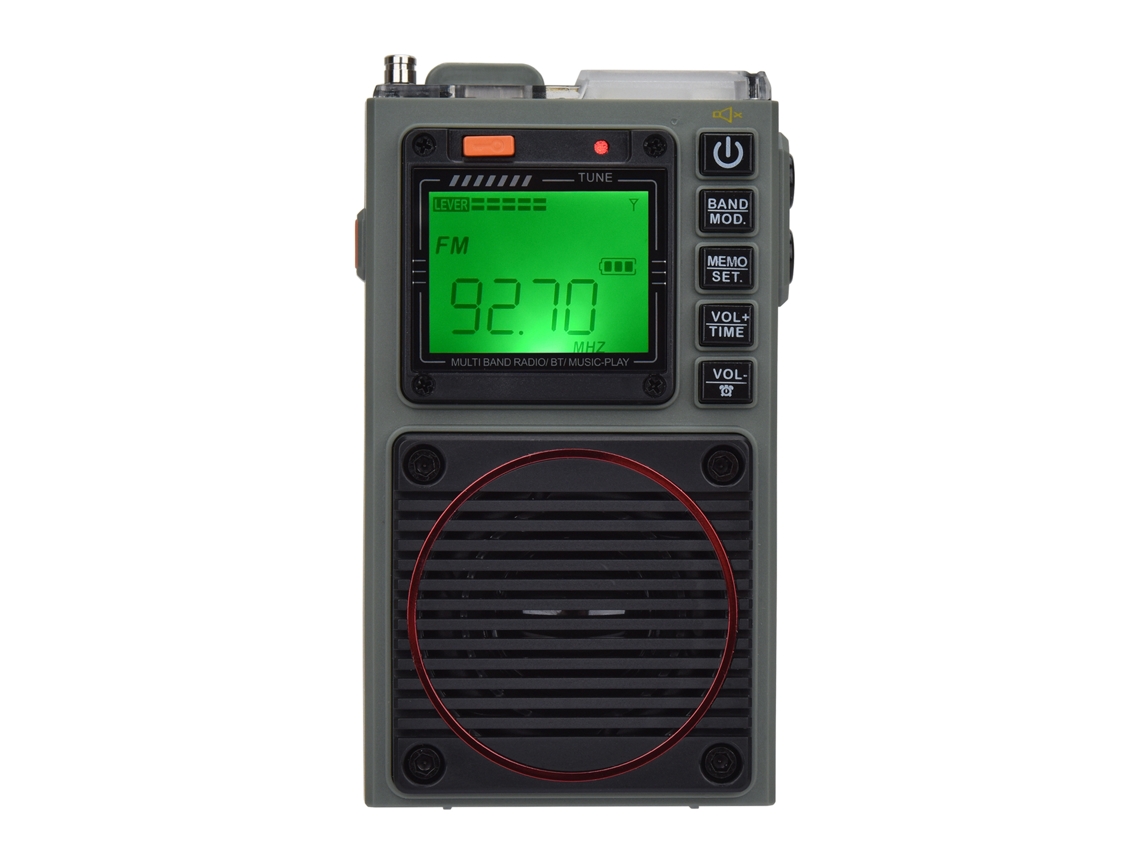 Altavoz Estéreo Portátil Digital Con Radio Fm
