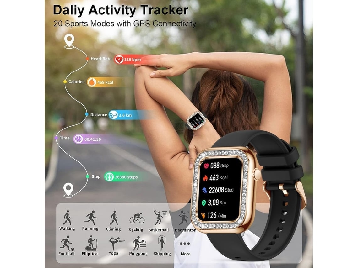 Reloj Inteligente I78 Negro Yuysan