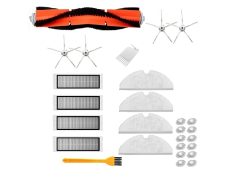 Para Xiaomi Roborock S6 S5 Max S60 S65 S5 S50 S55 E25 E35 accesorios de aspiradora cepillo principal cepillo lateral blanco filtro Hepa