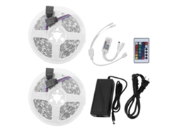 Rebe-tiras De Luces Led Wifi Inalámbricas 300led 10m 12v Rgb Dimmable Flexibles Coloridas