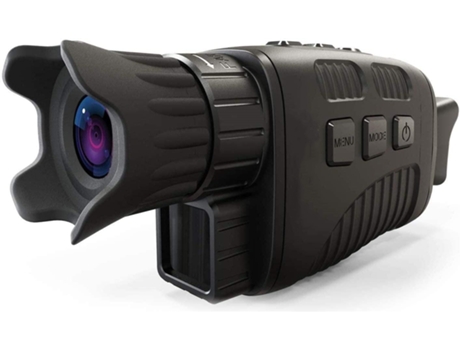 Monocular CHRONUS Visión Nocturna HD con Cámara digital de Infrarrojos para Fotografia + Grabación de Vídeo Negro