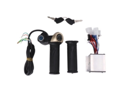 2026-kit De Conversión Para Bicicleta Eléctrica 24v 250w Con Controlador De Escobillas, Pantalla Redonda Y Mando De Aceleración 24v