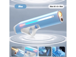 Pistola de agua eléctrica MDUG con disparo continuo y gran capacidad para juegos acuáticos infantiles (azul)