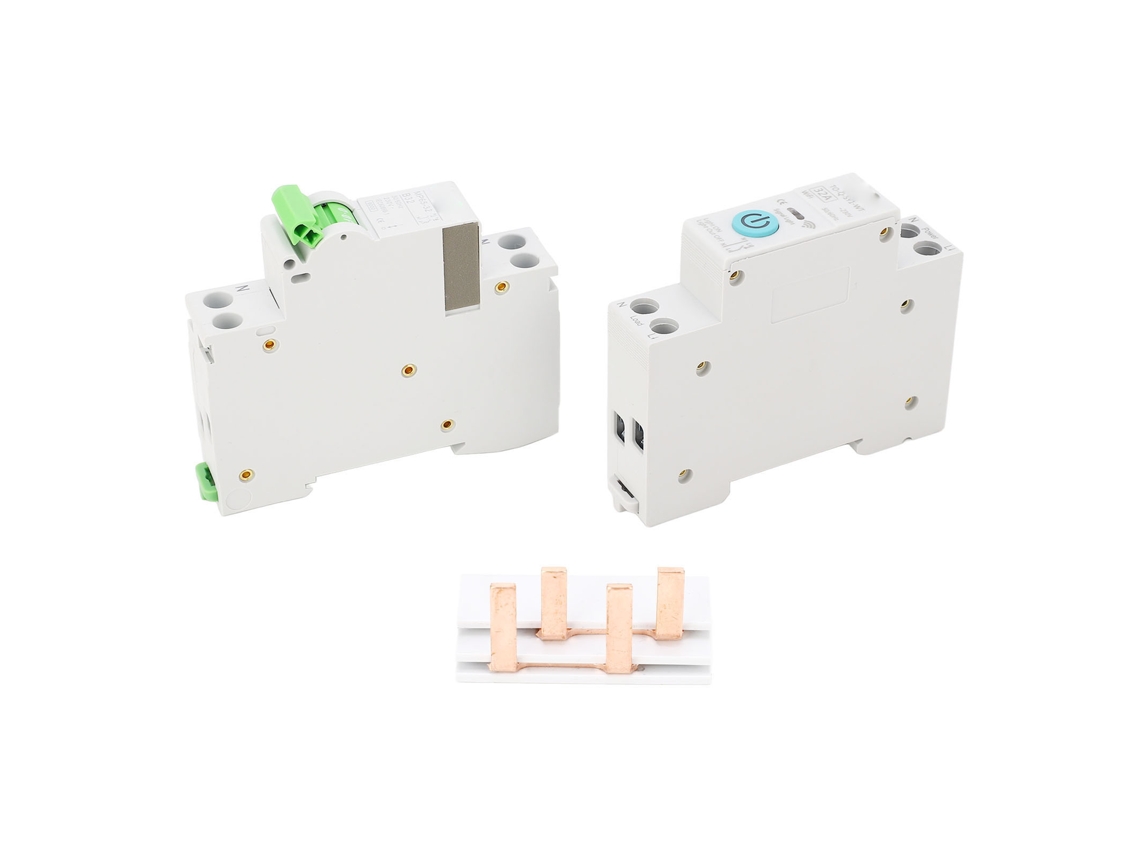 Disyuntor Wifi 1p+n 32a 6ka Interruptor Temporizador Control Remoto Mcb Hogar