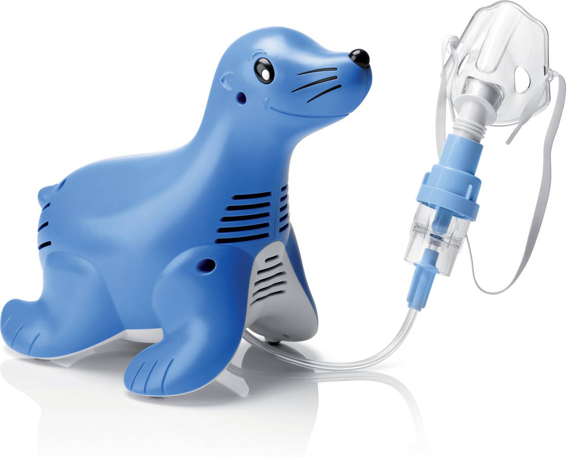 Sistema De Compresor nebulizador sami the seal philips respironics con reutilizable sidestream tubo mascarilla tucker turtle 5 filtros y estuche transporte hh130400