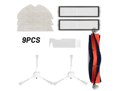Kits de aspiradora para Xiaomi Dreame D9 L10 Pro, Kits de Robot aspirador, cepillo de rodillo lateral, filtro, paño de mopa para limpieza del hogar