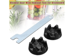 2 piezas de engranajes de goma para licuadora con accesorio de extracción para Kitchenaid A47816