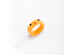 Anillos De Dedo Animales Divertidos, Anillo De Cola Apilable Para Mujeres Y Hombres Gallina Amarilla