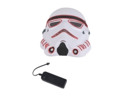 Máscara Led Brillante De Halloween El Para Festivales Y Fiestas De Cosplay - Roja