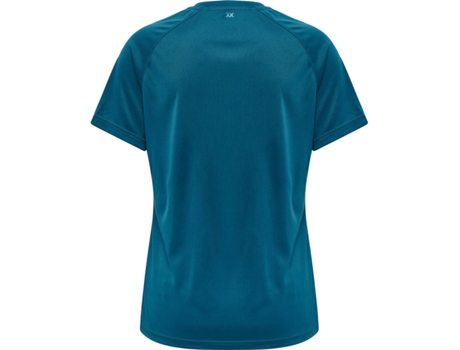 Camiseta para Mujer HUMMEL hmlcore xk core poly Azul, Dorado para Multideportes