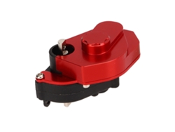 Caja de cambios Mali de aleación de aluminio con engranajes de plástico para coche RC Axial SCX24 AXI90081 Deadbolt 1/24 (piezas de mejora)
