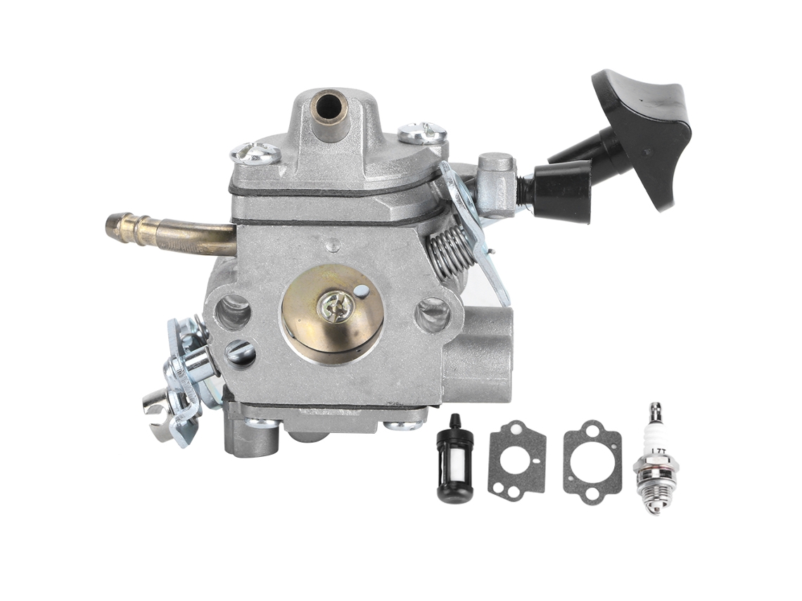 Kit de repuestos: carburador, filtro, bujía para soplador Stihl BR500, BR550 y BR600.