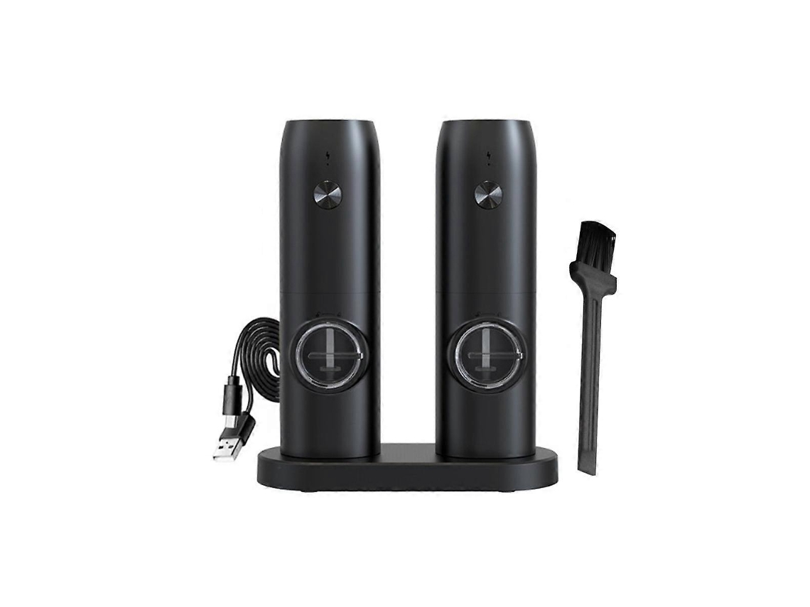 Juego de molinillos eléctricos de sal y pimienta Rosewell, 2 unidades, recargables por USB