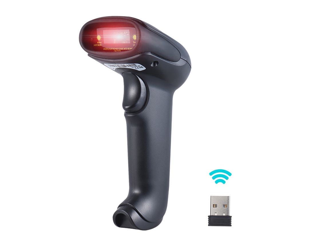 Escáner Inalámbrico De Códigos De Barras 2.4g Manos Libres Usb2.0 Tiendas Supermercados
