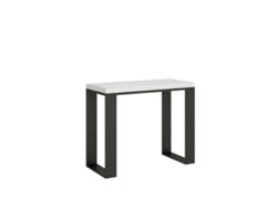 Consolas Tecno Libra Extensible hasta 90 cm ITAMOBY (90 x 45 x 80 cm - Paneles de Melamina - Fresno Blanco)