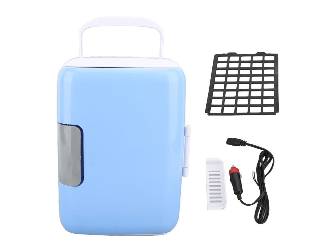 Mini Refrigerador Portátil Compacto De 4 Litros Con Modos De Refrigeración Y Calefacción Para El Coche, La Oficina Y El Dormitorio.