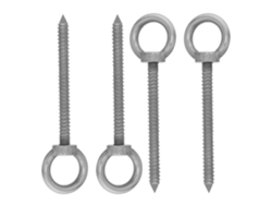 Juego De 4 Pernos De Ojo Autorroscantes M10x100 De Acero Inoxidable 304, Ganchos Metálicos De Alta Resistencia.