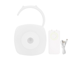 2026-lámpara Nocturna Led Recargable Con Sensor Infrarrojo Y Control Remoto Luz Cálida Abs Pc