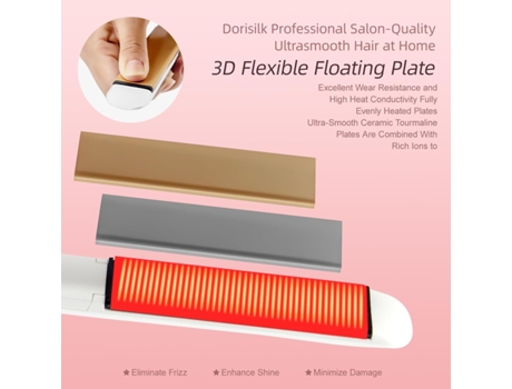Plancha alisadora colorida de 450 grados, alisador y rizador de pelo de cerámica 2 en 1, plancha alisadora de calor rápido de 30 s para cabello, pl...