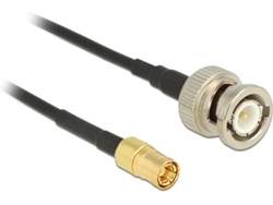Cable de Antena DELOCK (Coaxial - 2 m - Negro)